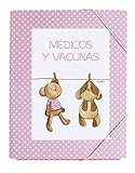 Protege y organiza los documentos del hospital, cartilla sanitaria del embarazo, tarjetas del bebé, libro de vacunas, etc