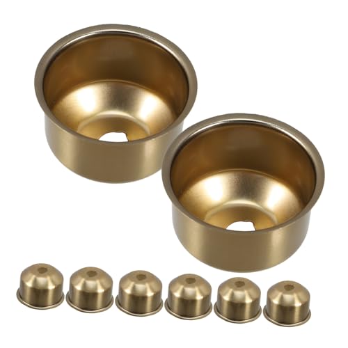 ifundom 8pièces Douilles Métalliques Pour Lustres Et Appliques Fixations Universelles Pour -jour Vintage Et Décoratif