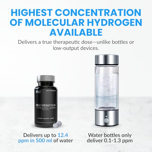 DRINK HRW Rejuvenation Molecular Hydrogen Water Tablets: 12 ppm H2 - Hydrogen & Magnesium Supplement, Supports Energy Production, Recovery, Cognitive Health. Informed Sport Certified (Raspberry) - Image 6