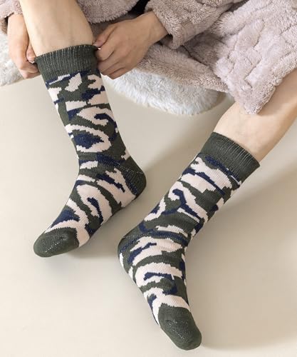 Mens Slipper Socks Non-slip Soles, Winter Soft Thick Cozy Thermal Fleece Lined Home Indoor Socks2