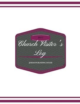 Paperback Church Visitor's Log Book