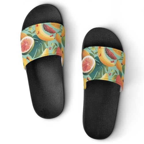 Claquettes Pastèque Citron Banane Slide Souple et Antidérapante