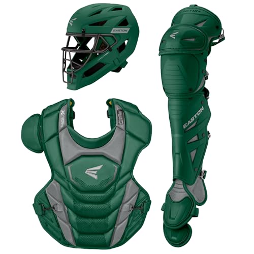 Easton | MAV X Baseball Catcher’s Set | Small | Dark Green