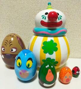 Amazon.co.jp: 商品 トロイカ5体＆ローリーポーリークラウン 小法師 