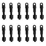 Jili Online 12 Pieces Black Nylon Durable 1/4