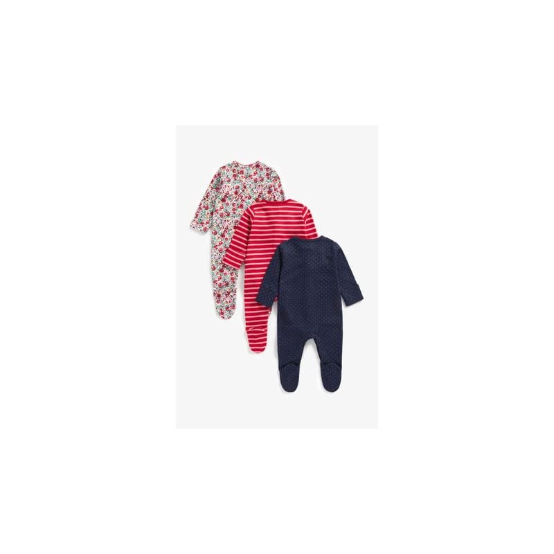 Image of Mothercare Printed Cotton Boys Infant Sleepsuit (A21ZC050-P)