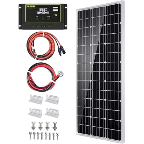 Topsolar 100 Watt Solar Panel Kit for Off Grid Cover