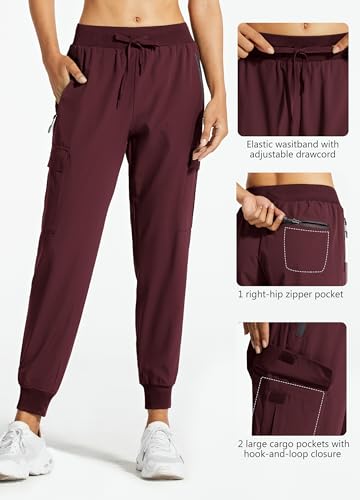 Image of Libin Women's Hiking Cargo Pants Quick Dry Joggers Petitle /Regular /Tall