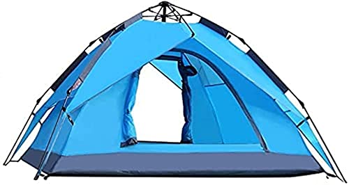 Tente de camping 4-6 personnes pop up étanche à déploiement rapide pour grand confort