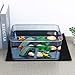 TEHAUX Fish Tank Mat 15.7 X 11.8 Inch Thick Foam Aquarium Leveling Pad Non-Slip Shock Absorbing Base Support for 10 Gallon Fish Tanks