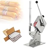 PioMue Manuelle U-förmige Wurstverpackungsmaschine für den gewerblichen Einsatz,Wurstclipper, Beutelbinde- und Schneidemaschine,für Supermärkte,Bäckereien und Fleischverpackungsmaschinen Machine+U508