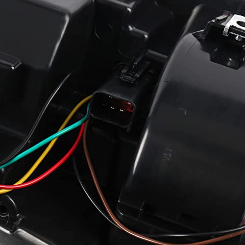 Fione Led Tail Lights Assembly For 2013-2018 Dodge Ram 1500 & 2013-2018 Ram 2500 And 2014-2018 Ram 3500 Halogen Type & Red Lens Black Interior With Bulbs Right Passenger Side Ch2800202 68093081Ac #TOP7