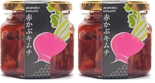アルプス物産 赤かぶキムチ 瓶 180g (× 2)