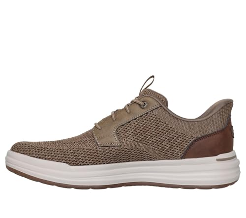 Skechers Skechers Men's Sterling - Ramone Low Profile Bungee Lace Slip Ins, Taupe, 7