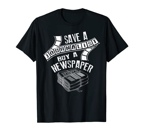 Save a Journal Compre un periódico Regalo de periodismo lindo Camiseta
