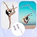 KINBOM 2pcs Dance Ribbons, 78.7 Inch Long Sparkling Dance Ribbon Gymnastics Ribbon Twirling Ribbons for Gymnastics Dancing Ribbon Gradient Ribbon Streamers for Dancing Party, with Ribbon Dancer Wand