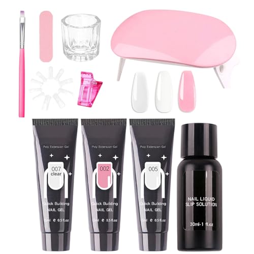 Gel à ongles poly kit de manucure lys idéal pour offrir aux futures mariées