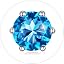 C.December(Blue Topaz)-Round Cut