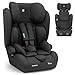 KikkaBoo Auto Kindersitz 9-36 kg i-PASS, Kindersitz ab 1 Jahr, Gruppe 1/2/3, 76–150 cm (15 Monate - 12 Jahre), i-Size, 13-fach verstellbare Kopfstütze, Schwarz