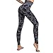 SotRong Adelgazantes Mallas Running Mujer Camuflaje Pantalones Deportivos Push Up Leggings Yoga Anticeluliticas Desigual Negro XL