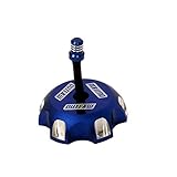 Outlaw Racing 12073 Billet Anodized Gas Fuel Tank Cap With Vent Hose BLUE KX250/450F