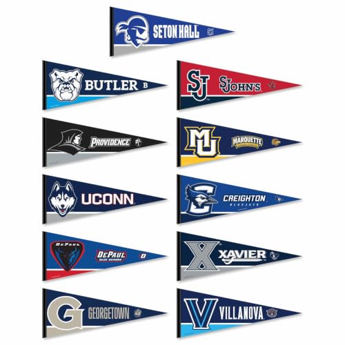 Big East Conference College Pennant Set