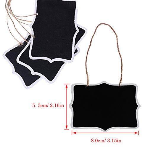 Woohome 20 Pz Mini Lavagna con Hanging String