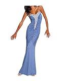  Carry Allen by Ella Singh Damen-Kleid Abendkleid Blau Größe 38