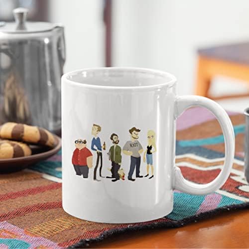 Gesar The Gang - Always Sunny in Philadelphia Themed Mug Cup TV Series Inspired, Coffee & Tea Mug, White 110z
