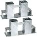 Produktbild TecTake Stapelhilfe für Kaminholz Brennholz Holzstapelhilfe | feuerverzinkter Stahl | variabel anwendbar - diverse Mengen- (2er Set | Nr. 402370)