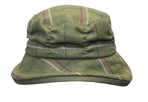 Walker & Hawkes, cappello da donna in tweed rouche...