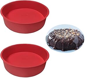 REECAGO 2er Set Silikon Kuchenform Rund