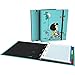 Mafalda 88102639. Raccoglitore ad anelli, A4, ricambio fogli a quadretti 5 x 5, divisori, busta trasparente, dorso curvo, carpebook, collezione Mafalda, bici