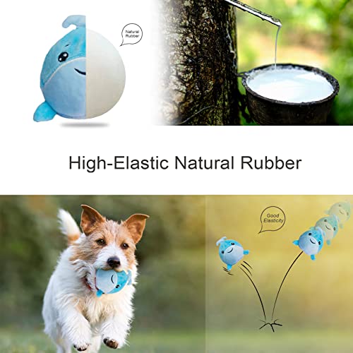 3 Pack Squeaky Dog Balls Toy, 2 in 1 Rubber Bouncy Fetch Pet Balls, Dog Birthday Toy, for Medium Small Pets Interactive Play 3 Pack Squeaky Dog Balls Toy, 2 in 1 Rubber Bouncy Fetch Pet Balls, Dog Birthday Toy, for Medium Small Pets Interactive Play