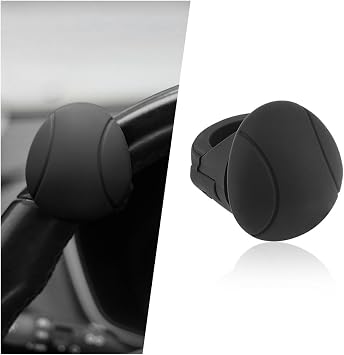 Stacool Araba Direksiyon D mesi, 360  D nebilen Araba Direksiyon G lendirici, Evrensel Kaymaz Silikon Direksiyon Simidi Spinner Araba   Aksesuarlar   o u Otomobil Kamyon SUV i in Siyah