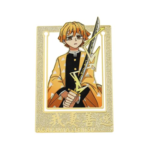 悪魔アニメブックマークメタルフィギュア炭治郎善逸ページマーカー富岡義勇煉獄杏寿郎無一郎漫画ブックマーク学習読書ツール文房具読書家ギフト(Rengoku Kyoujurou-1)