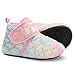 Scurtain Unisex Kids Toddler Slippers Boys Socks Fleece Slippers for Kids Toddler House Shoes Baby Booties Girls House Shoes Boys Booties Gradient Pink Size 5.5-6