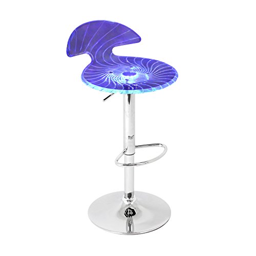 Lumisource Spyra Light-Up Barstool #TOP9