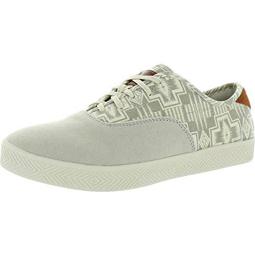 Pendleton Women's Cape Coral Canvas Low Top Sneakers Ivory Size 7.5