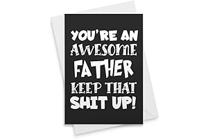 Dad Valentines Card - Keep That Shit Up, Father's Day Card