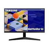 Samsung S31C Essential Monitor S24C314EAU, 24 Zoll, IPS-Panel, Full HD-Auflösung, Eco Saving Plus, AMD FreeSync, 5 ms Reaktionszeit, Bildwiederholrate 75 Hz, Schwarz