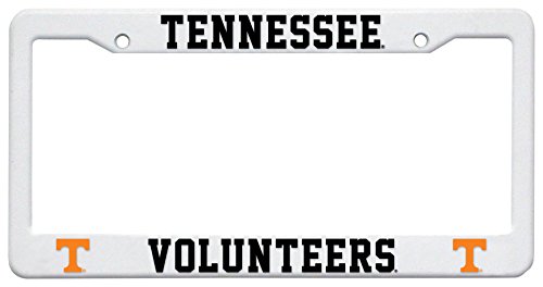 Rico Industries NCAA Tennessee Volunteers Plastic License Plate Frame