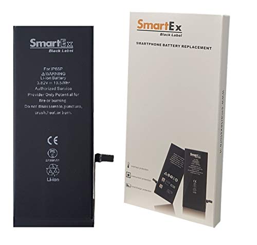 Smartex® Black Label Baterìa Compatible con iPhone 6S Plus   2750 mAh | 2 Años de Garantía