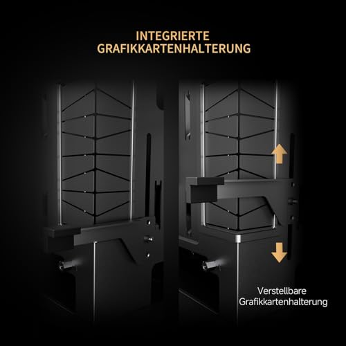 Boîtier ATX Noir TR A70 d'exception avec support GPU vertical premium