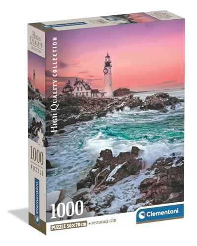 Puzzle 1000 pièces : Première à Portland Head Clementoni Puzzles - vue 2