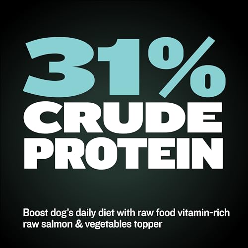 Bully Max Freeze-Dried Raw Dog Food Toppers for Puppies & Adult Dogs - Salmon with Real Fruits & Veggies - Meal Enhancers with Vitamins & Minerals - Feed as Puppy Treat or Dog Meal - Thumbnail 6