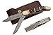 SZCO Supplies 2 Blade Filework Hunting Knife
