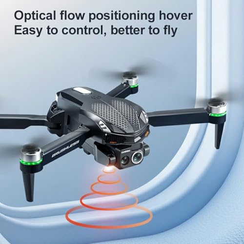 Image of SUPER TOY Drone with 4k Camera Foldable 1080P HD Drone with Brushless Motor, Obstacle Avoidance, FPV Live Video Dual Camera, Smart Gestures Selfie, One Key Take Off /Landing for Kids and Adult