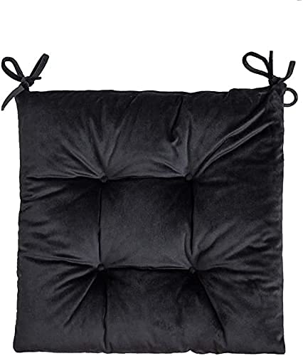 Coussin de chaise lot de 2 et coussin de canapé rembourré avec liens