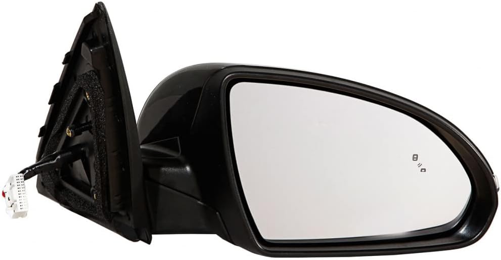 For Kia Optima 2016 2017 2018 2019 Door Mirror Passenger Side | Power | Heated | w/Memory Adjust System | w/Blind Spot Detection | w/Signal Indicator | Paint To Match | For 87620-D5050 | KI1321205